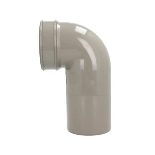 110mm Solvent Soil 90 S Socket Spigot Bend Olive Grey TWS Plastics