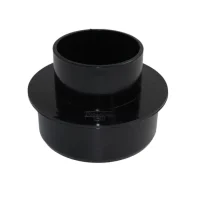 downpipe adaptor 112mm to 68mm Aquaflow black white
