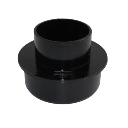 downpipe adaptor 112mm to 68mm Aquaflow black white
