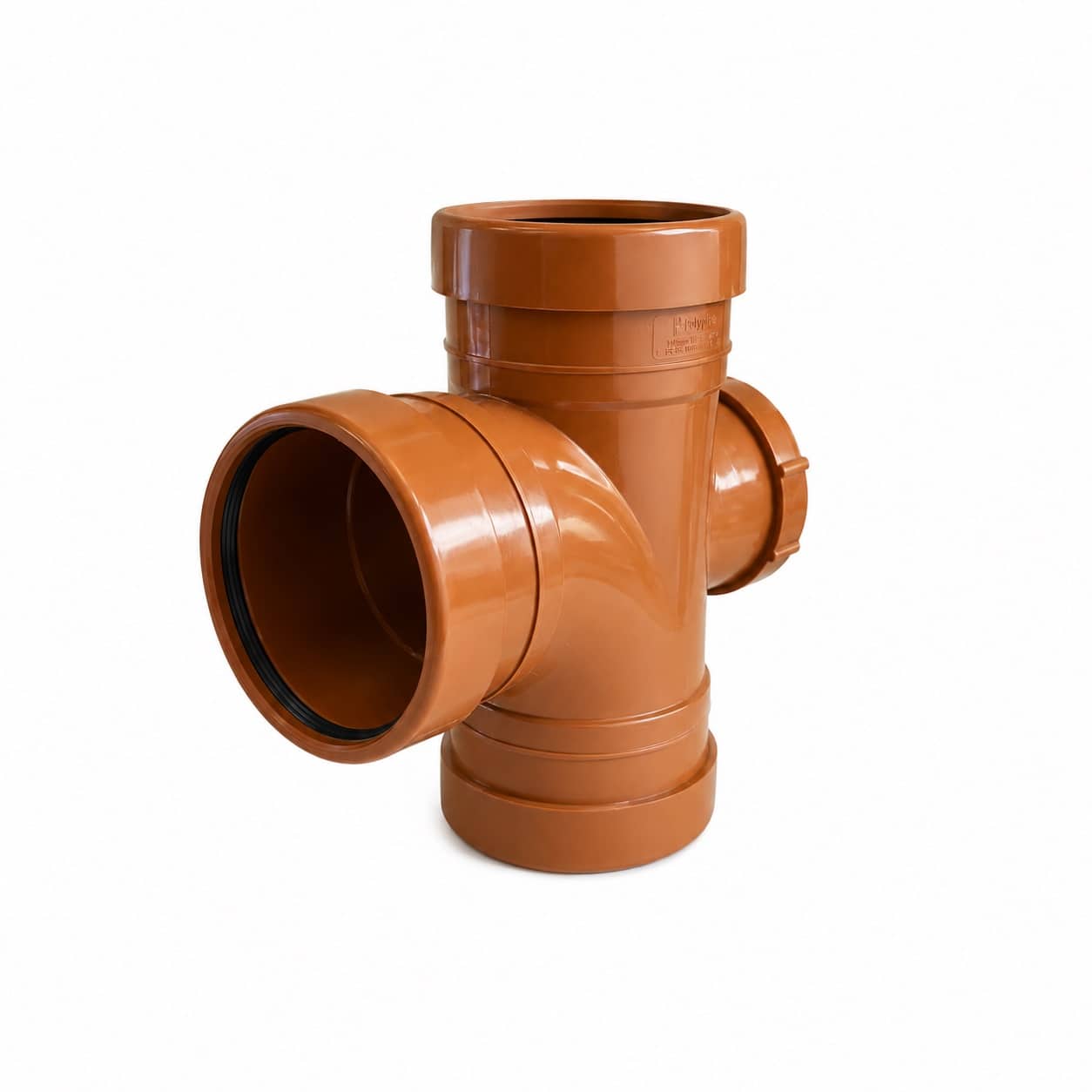 110mm Underground 90 Degree Triple Socket Access Tee Branch 110mm Underground 90 Degree Triple Socket Access Tee Branch