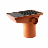 110mm Underground Drainage Rectangular Hopper Head Bossed Spigot