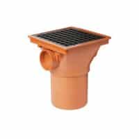 110mm Underground Drainage Square Hopper Head Bossed Spigot