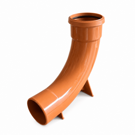 110mm Underground Drainage 90° Single Socket Rest Bend