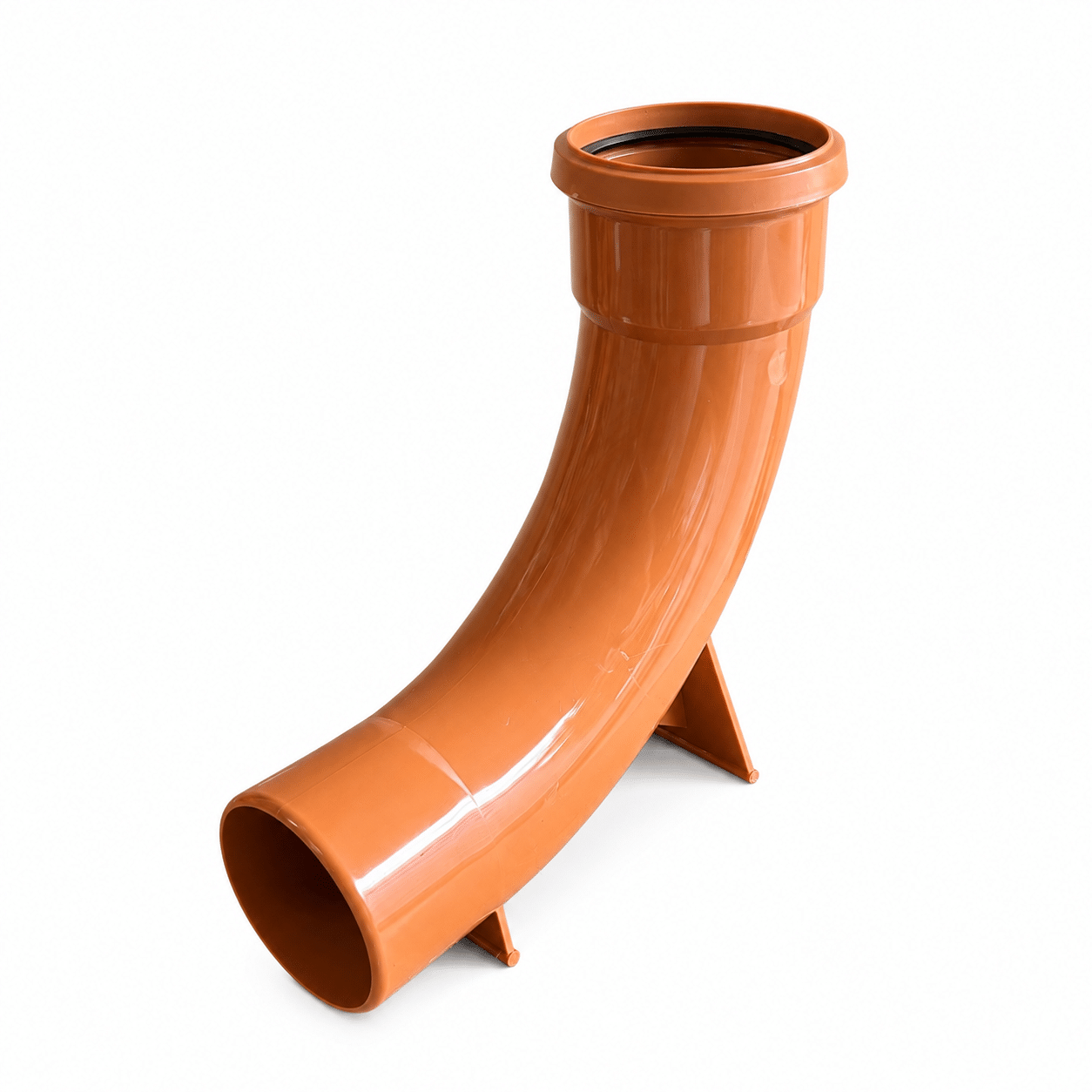 110mm Underground Drainage 90° Single Socket Rest Bend