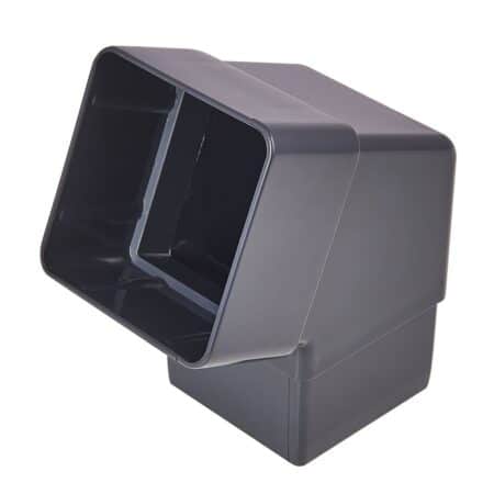 Kayflow 65mm Square 112.5 Degree Offset Bend Anthracite Grey KFBS2AG
