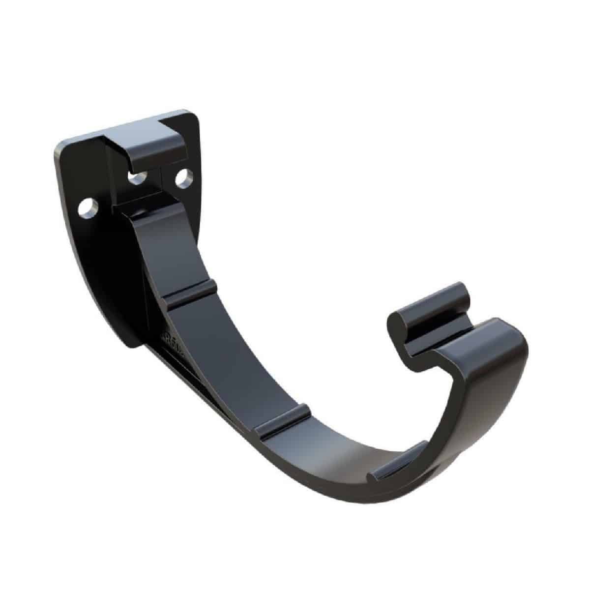 Black Freeflow 112mm Half Round Gutter Fascia Bracket FRR609BL