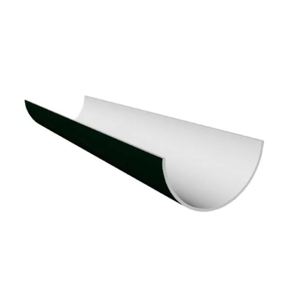 Black Freeflow 112mm Half Round Gutter 5m FRG500BL