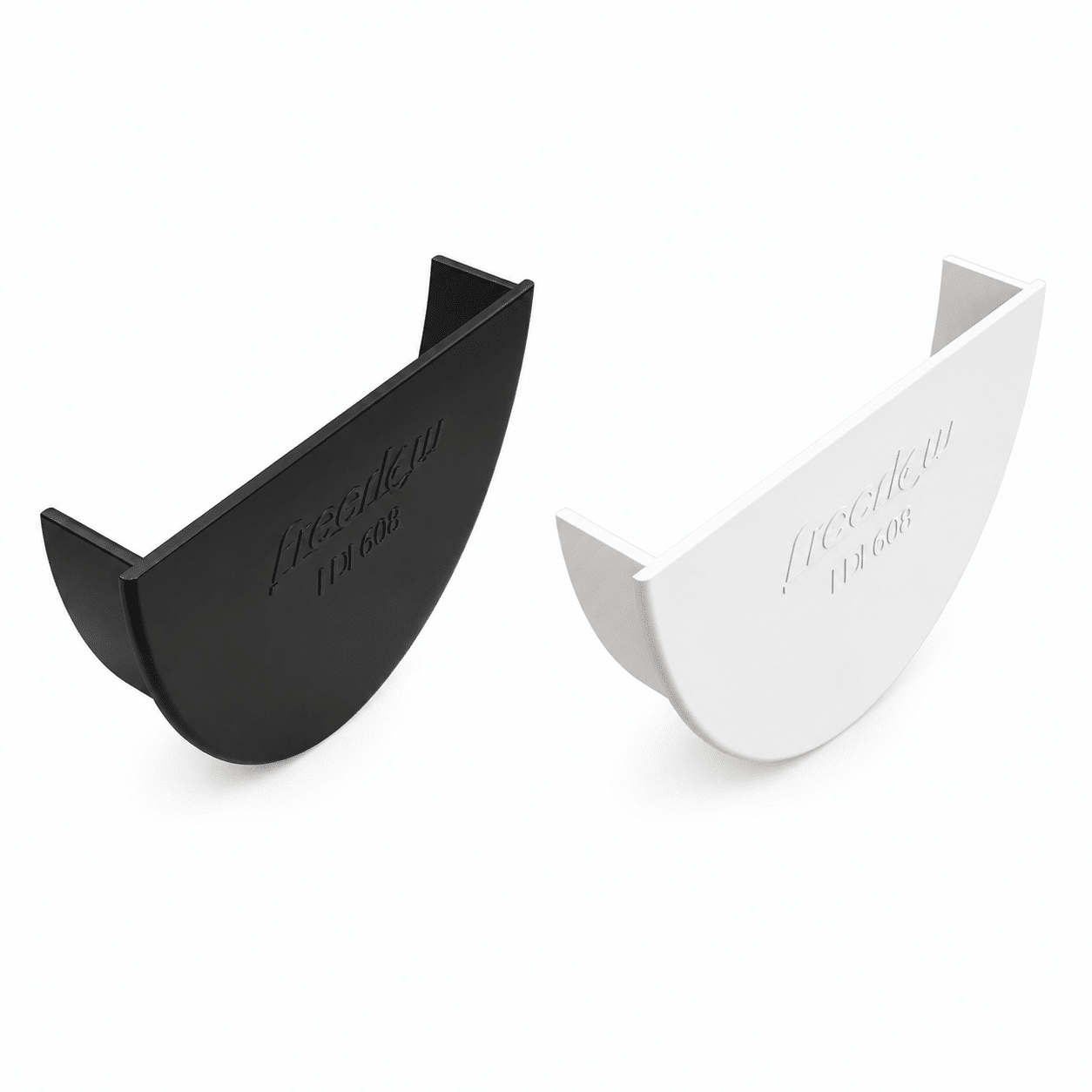 Freeflow 116mm Deep Flow Internal Stop End in white and black