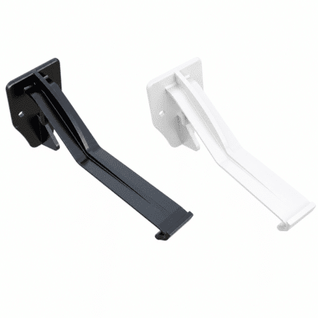 Freeflow 135mm Double Ogee Top Hung Bracket in white and black