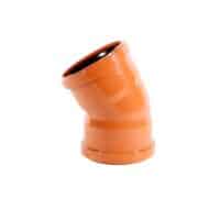 160mm Underground Drainage 30° Double Socket Bend
