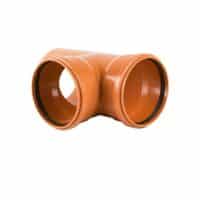 160mm Underground Drainage 90d Double Socket Tee Branch