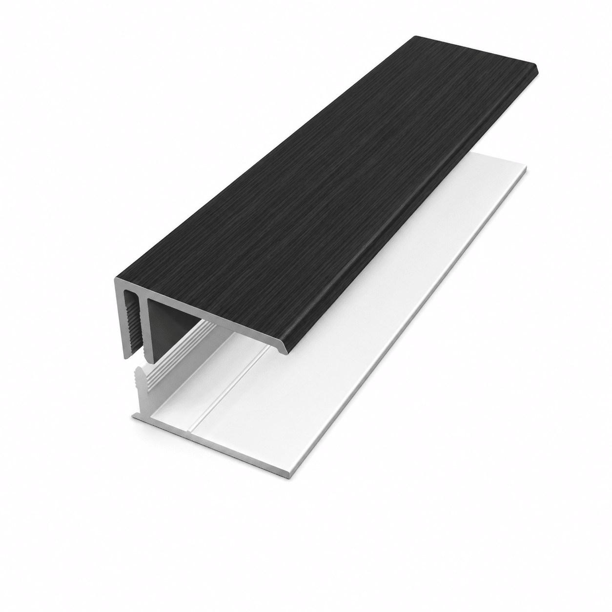 Freefoam 2 Part Edge Trim 3m – Black Ash