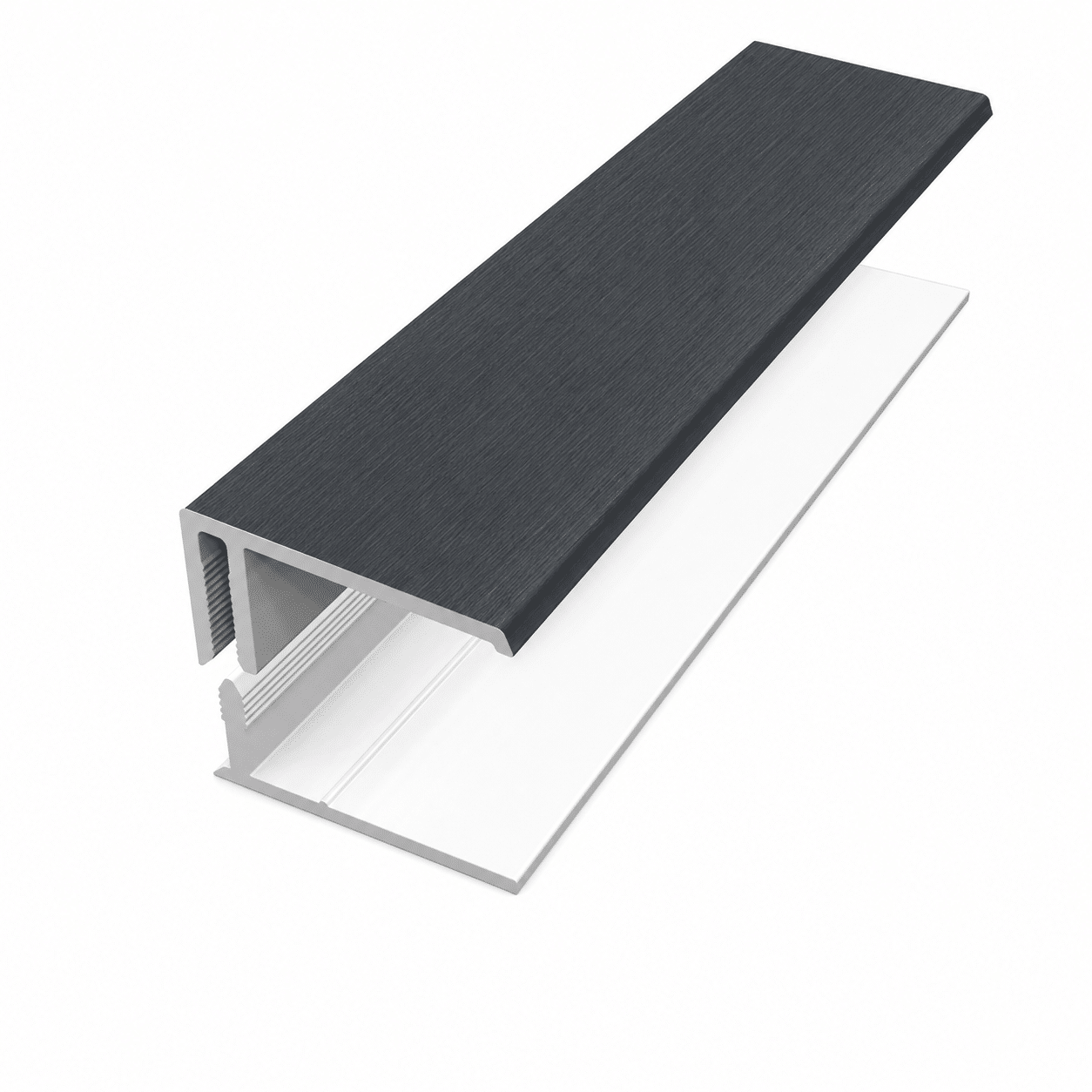 Freefoam 2 Part Edge Trim 3m – Anthracite Grey