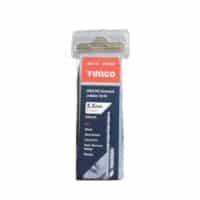 Timco 2.5mm HSS jobber drill bits pack of 10