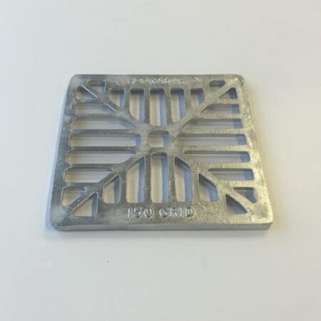 Square alloy gully grid 150mm x 150mm for underground drainage
