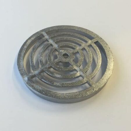 Round alloy gully grid 179mm for underground drainage
