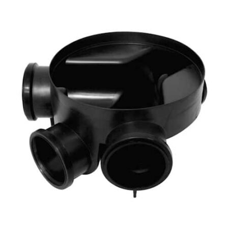 320mm manhole chamber base 3 inlet 45 degree Kayflow UG1004