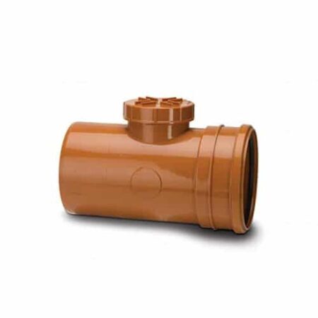 160mm access pipe single socket Polypipe underground drainage fitting