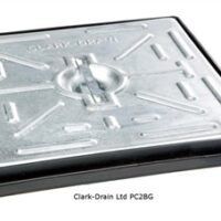 Clark-Drain PC2BG 300 x 300 Galvanised Cover-Frame 5ton