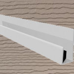 6mt Embossed Cladding U-Channel Mocha Brown