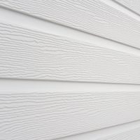 300mm x 6m Double Plank Embossed Cladding White