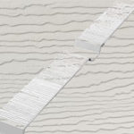 Embossed Cladding Butt Joiner White