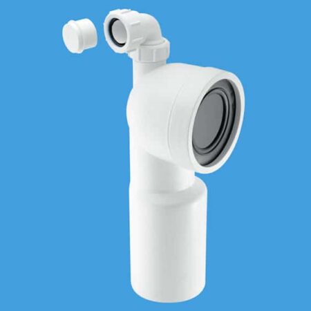 McAlpine Wc-Con9v Fixed Plain End Bent Pan Connector