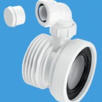 McAlpine Wc-Con1v Pan Connector Bossed Inlet 32mm
