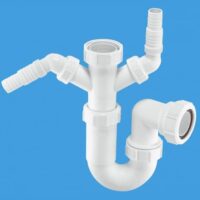 McAlpine WM11 Sink Trap with Twin 135° Nozzles