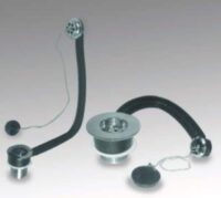 Macdee WSO33SS 40mm black sink waste