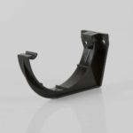 Roundstyle 112mm x Fascia Bracket Black