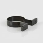 68mm Round Downpipe Clip Black