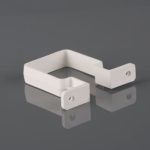 65mm Squarestyle Downpipe Clip White