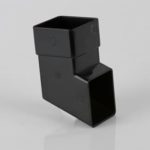 65mm Squarestyle Downpipe Shoe Black