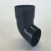68mm Round Downpipe Shoe Anthracite Grey