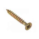 yellow zinc wood screws