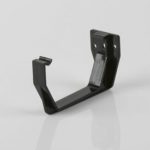 Squarestyle 114mm Gutter Fascia Bracket Black