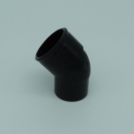32mm solvent weld 45d street bend black