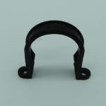 40mm pipe clip black