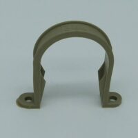 40mm Solvent Weld Pipe Clip Grey