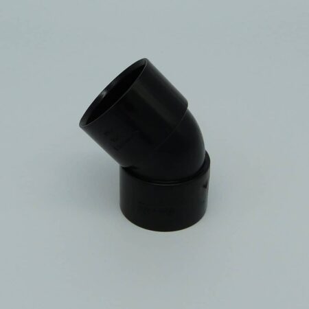 40mm solvent weld 45d bend black