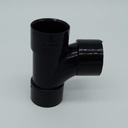 40mm solvent weld 90d swept tee black