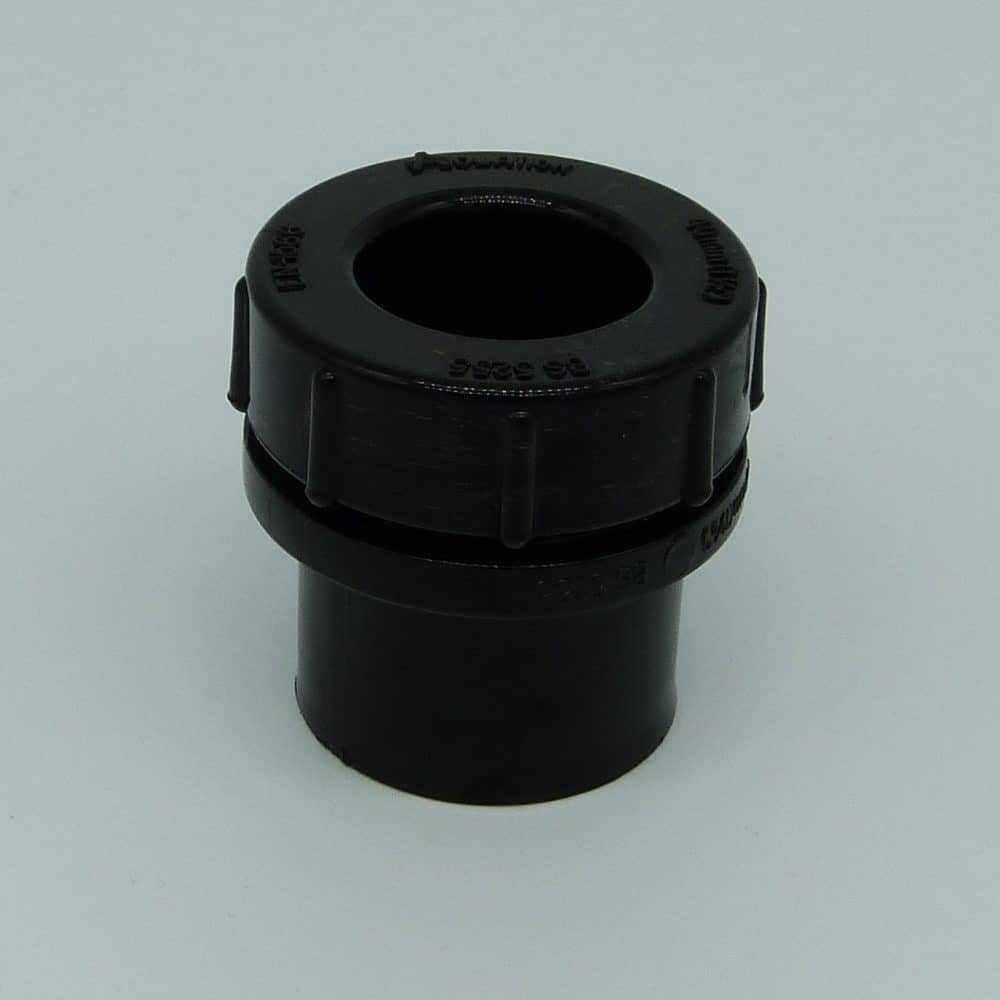 40mm solvent weld screw access cap black