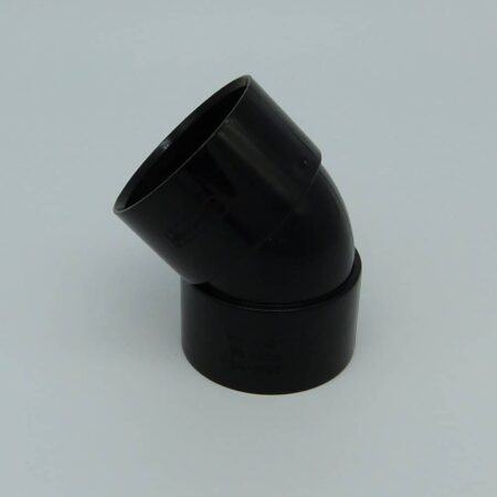 50mm Solvent Weld 135' Obtuse Bend Black