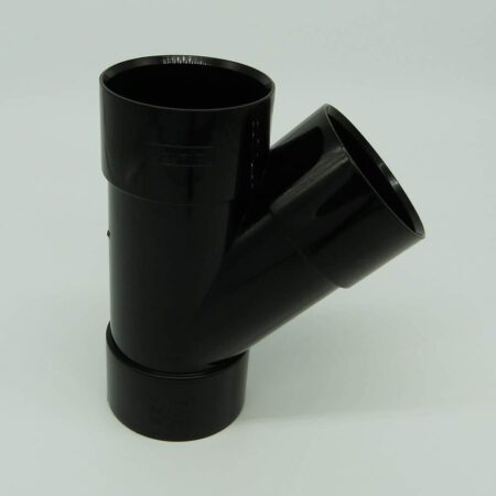 50mm Solvent Weld 135' "Y" Branch Black