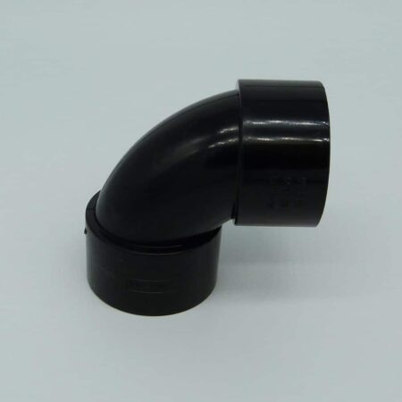 50mm Solvent Weld 92.5' Swept Bend Black