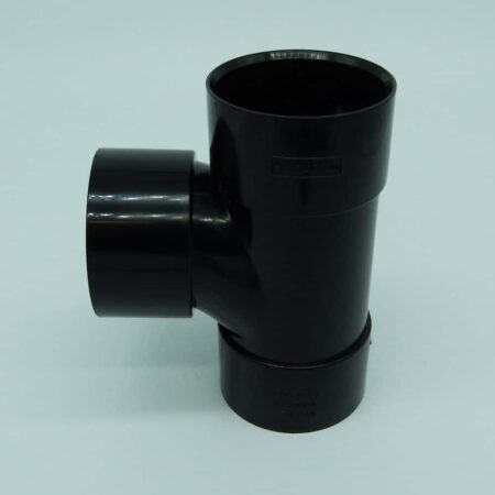 50mm Solvent Weld 90' Swept Branch Black