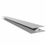 H-Section Joiner 10mm x 5m White