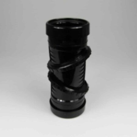 110mm Soil Pipe Adjustable Bend 0°–90° Double Socket – Push Fit (Multiple Colours)