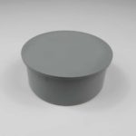 110mm PushFit Soil Socket Plug Grey